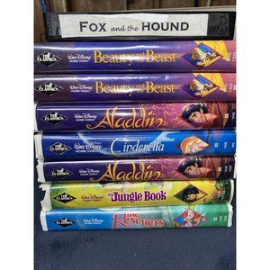 Disney VHS Black Diamond Lot of 8